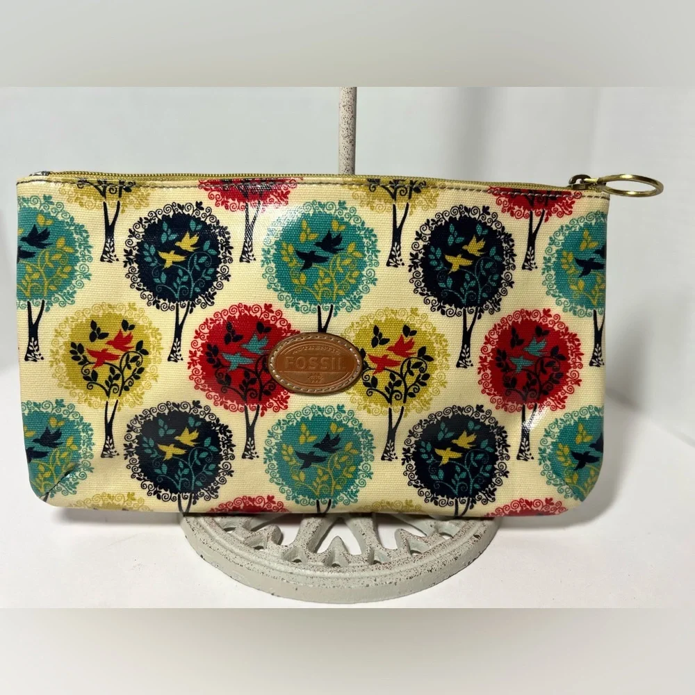 FOSSIL Coated Canvas Accessories Bag